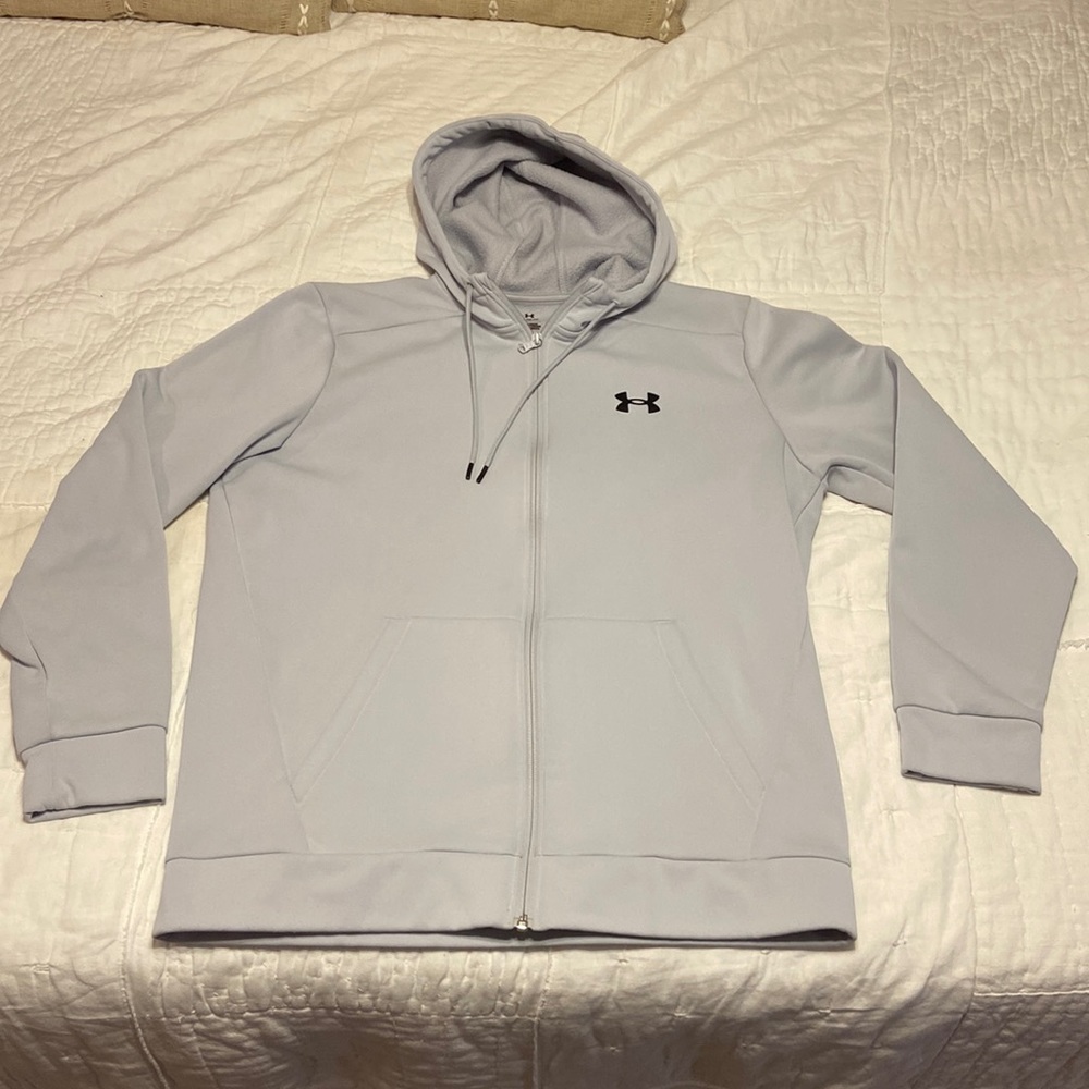 Under Armour. L. Zip Up. Silver.